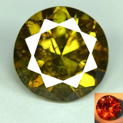 5.15 Cts_Diamond Sparkle_100 % Natural Unheated Demantoid Garnet_Namibia - Image 1 of 4