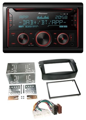 Pioneer 2DIN DAB MP3 Bluetooth USB CD Autoradio für Toyota RAV 4 (2006-2013) - Bild 1 von 4