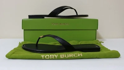 Chanclas clásicas de cuero de cabra Tory Burch para mujer talla 9 nuevas con caja Foto 1 de 4