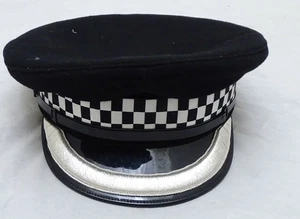 Genuine Chief Superintendent Silver Banded Flat Peaked Cap Collectors Grade B - Picture 1 of 4