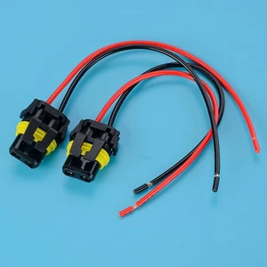 Wire Pigtail Female 9012 HIR2 Headlight Bulb Plug Connector Harness B9 - Bild 1 von 7
