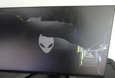 DAMAGED MONITOR ONLY Alienware AW2521HF 24.5-inch 240Hz Gaming Monitor AS IS - Image 1 of 4