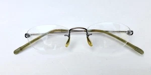 Kazuo Kawasaki Kooki MP631 Antique Gold Rimless Eyeglasses Frame Only Japan 615 - Picture 1 of 10