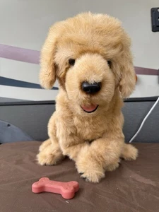 Vintage 2007 Fur Real BISCUIT MY LOVIN' PUP Golden Retriever Dog Large 22” Bone - Picture 1 of 11