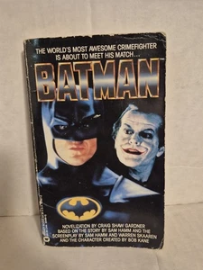 Batman Paperback 1989 Book Adaptation Craig Shaw Gardner Warner Books  - Picture 1 of 7
