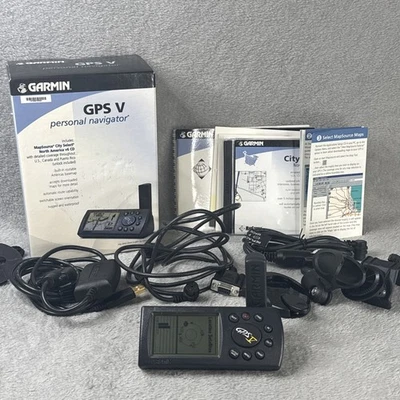 Garmin GPS V Automotive and Portable Handheld Personal Navigator Tested Works - Image 1 of 4