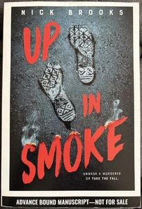 Up in Smoke Nick Brooks Rarität ARC Advance Readers Copy Proof TPB + Promo Sheet YA - Bild 1 von 4