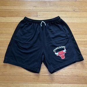 Pantalones Cortos De Colección Años 90 Chicago Bulls Grandes Negros Josten’s Jordan Pippen Rodman - Imagen 1 de 6
