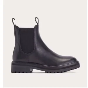 Botas Chelsea Everlane Cuero Negras The Lug Nuevas Talla 8 Moto Boho Punk Nuevas Sin Caja  - Imagen 1 de 9