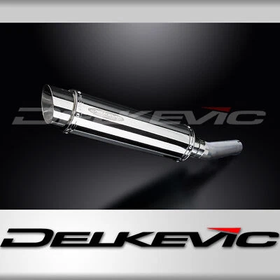 Honda CBR600 F3 1995-98 Delkevic Slip On 14" Round Stainless Exhaust Muffler Kit Foto 1 de 4