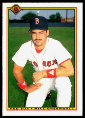 Mike Greenwell 1990 Bowman #274 Tiffany - Image 1 of 2