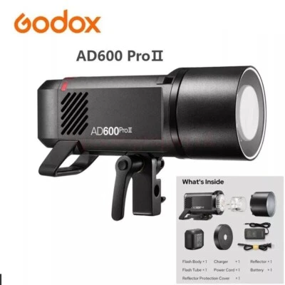 Godox AD600Pro II All-in-One TTL Outdoor Flash 40W Bi-color Modeling Light  - Image 1 of 4