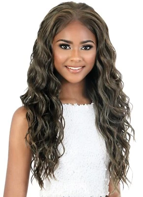 MOTOWN TRESS HD INVISIBLE ENCAJE 13"X7" FALSO CUERO CABELLUDO PELUCA ZORRO Foto 1 de 4