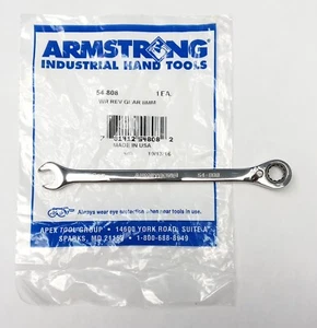 Armstrong 54-808 8mm Reversible Ratcheting Comb. Wrench USA (read description) - Picture 1 of 2