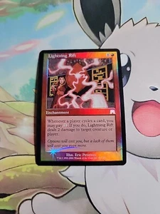 Magic The Gathering Lightning Rift Foil Onslaught Played W1 - Imagen 1 de 2