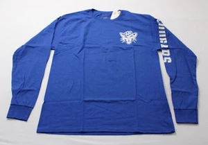 BYU Cougars Adult's Long Sleeve Champion Team Stack T-Shirt WR4 Royal Large NWT - Picture 1 of 4