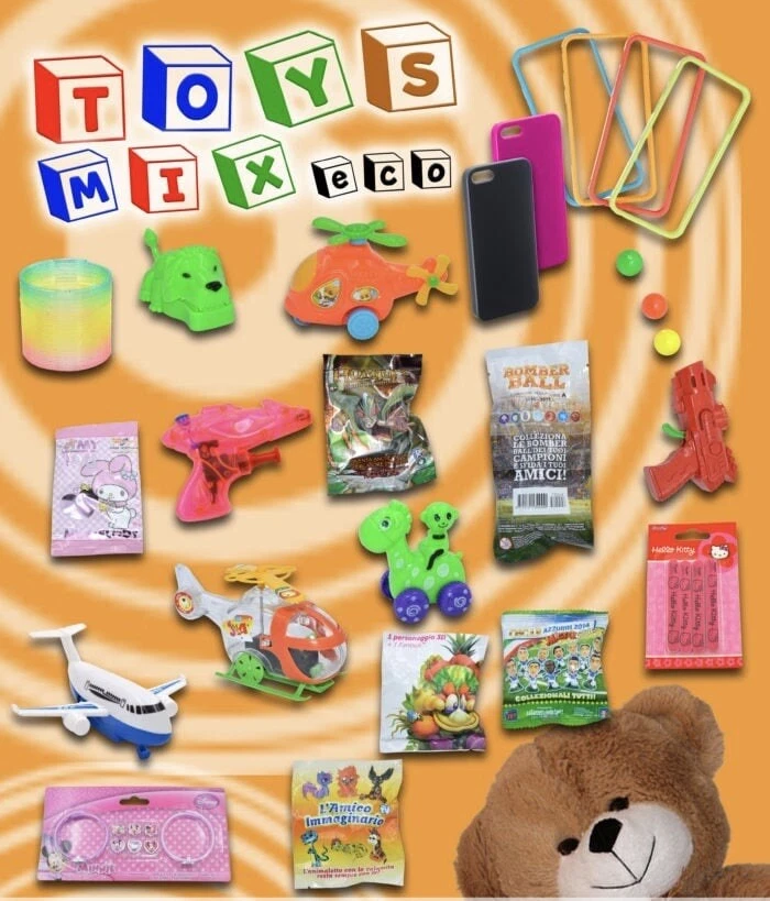 MIX Palline per distributore di palline diametro 65mm  - 200 Sorprese Giochi - Immagine 1 di 2