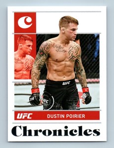 2022 UFC Panini Chronicles Dustin Poirier Silver Base #23
