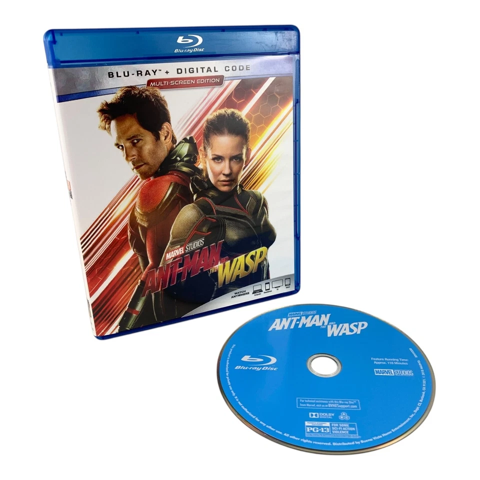 Ant-Man and The Wasp (Blu-ray, 2018) Paul Rudd Marvel Superhero NO DIGITAL CODE - Image 1 of 4