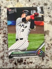 2023 TOPPS NOW CARD WORLD BASEBALL CLASSIC CARD JAPAN KAZUMA OKAMOTO #WBC-70