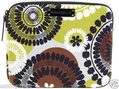 NWT Vera Bradley large Neoprene Tablet Sleeve in Cocoa Moss iPad 13049 143 EZ - Image 1 of 2