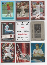 Philadelphia Phillies U-Pick SERIAL #d Rookie Autos Jerseys HOWARD UTLEY ROLLINS