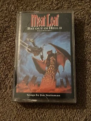 Meat Loaf Cassette Tape Lot Bat Out of Hell II 1993, - Image 1 of 4