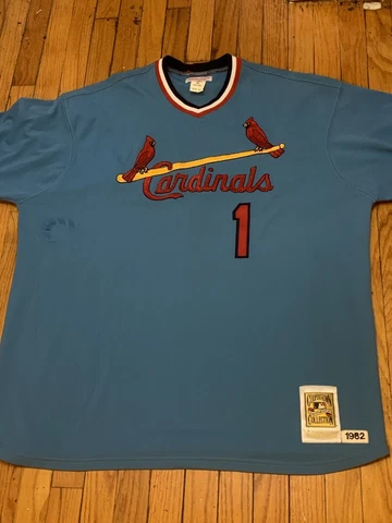 Ozzie Smith St. Louis Cardinals 1982 Mitchell & Ness Jersey Men's Size XXXL 3XL Cover