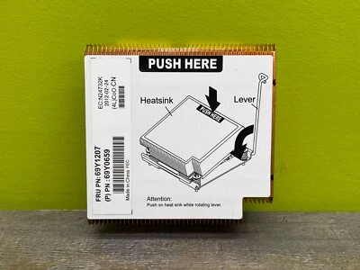 IBM xSeries X3650 M3 Heatsink Cooler FRU 69Y1207 69Y0659 - Image 1 of 4