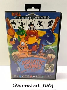 THE AQUATIC GAMES JAMES POND - SEGA MEGA DRIVE - USATO PERFETTAMENTE FUNZIONANTE - Picture 1 of 17