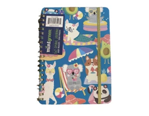 Beachy Dot liniertes Journal 5x7 Spiral Notizbuch 200 Seiten neu Koala Hund Panda - Bild 1 von 2