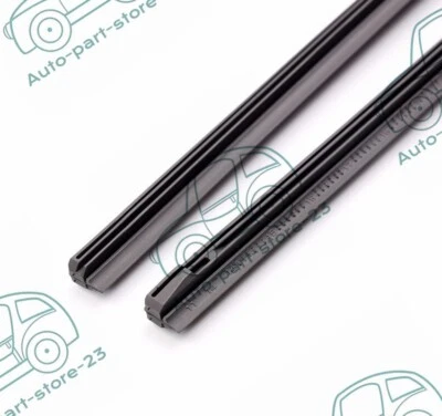 GENUINO NUEVO PAR DE INSERTOS DE GOMA LIMPIAPARABRISAS DELANTERO DE FÁBRICA PARA 2011-2017 LEXUS CT200H Foto 1 de 4