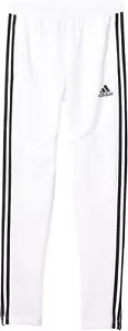 ADIDAS BOYS' TIRO 19 TRACK SOCCER PANTS JOGGERS SLIM FIT CLIMACOOL WHITE SMALL - Picture 1 of 3