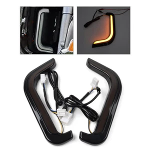 Unteren Grill Blinker Licht Für Harley Electra Straße Road Glide 96-13 - Picture 1 of 13