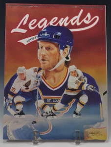 BRETT HULL COVER LEGENDS SPORTS MEMORABILIA MAGAZINE W/CARDS NOV/DEC 1991 - Picture 1 of 4