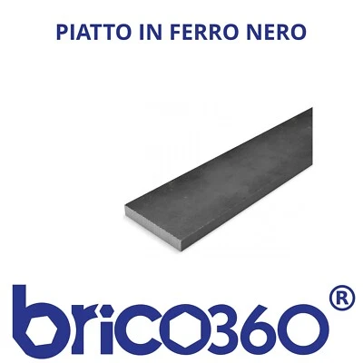 BARRA PIATTA IN FERRO VARIE SEZIONI LUNGHEZZA 1 METRO PIATTINA FERRO GREZZO - Immagine 1 di 2