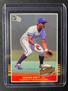 1985 Donruss Baseball Highlights George Brett #11 Royals!!!