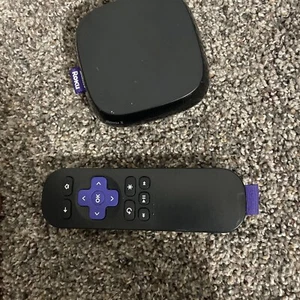 Roku 3 3rd Gen Media Streaming Player Model 4200X + Remote & Power Supply Tested - Bild 1 von 7