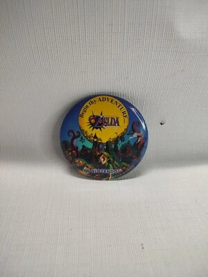 2000 Nintendo N64 Legend of Zelda Majora's Mask Store Promo Pin Button RARE - Image 1 of 2