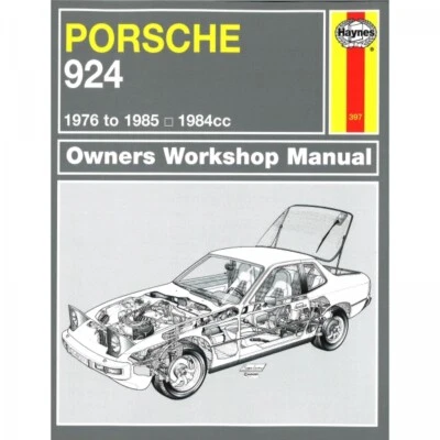 HAYNES PUBLISHING Porsche 924 1976-1985 Lux Turbo Carrera GT manual de reparación estándar Haynes