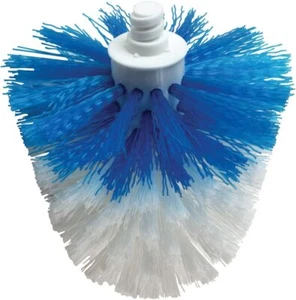 Toilet Brush Replacement Head,White,blue - Picture 1 of 6