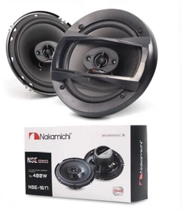 NAKAMICHI NSE1617 6" 400W Max 4-Way High Density Surround Coaxial Car Speakers - Picture 1 of 5