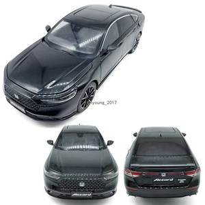 1:18 Honda Accord Model Car Diecast Toy Vehicle Toys for Kids Boys Adults Black - Picture 1 of 12