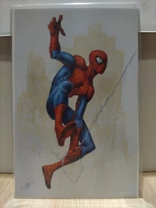 Spider-Man Johnny Desjardins Art Print MMC EXCLUSIVE #427/999 - Picture 1 of 5