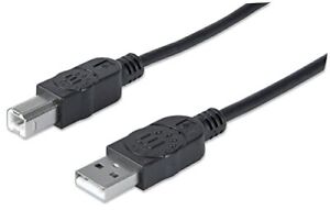 Usb 2.0 A To B Male/Male 5M- Black Polybag NEW