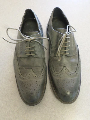 Oxford Original Pingüino Cuero Gris, Punta de Ala. Hombre 11 M Foto 1 de 4