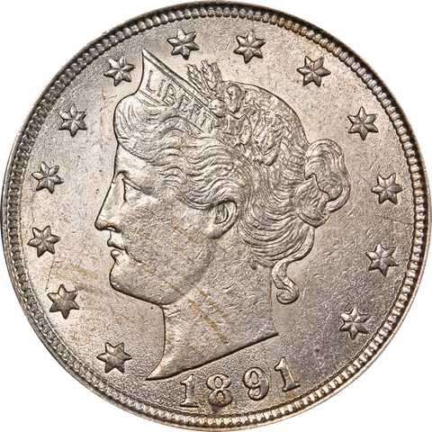 1891 Liberty V Nickel Great Deals From The Executive Coin Company Cover