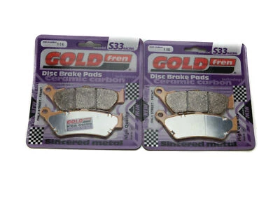 Pastillas de freno delanteras Goldfren S33 para Ducati GT 1000 Touring (992cc) 2009 Foto 1 de 2