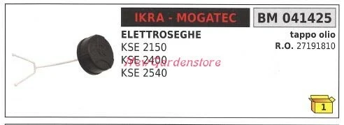 Tappo olio IKRA elettrosega KSE 2150 2400 2540 041425