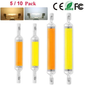 5/10PC Lamp Glass Tube COB Power LED R7s AC Bulb Home Power Energy Saver - Picture 1 of 20